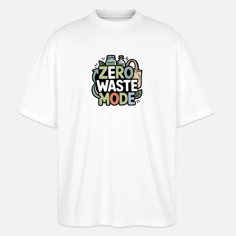 Zero-Waste-Mode - Stanley/Stella Oversized Unisex Organic T-shirt Blaster 2.0 - white