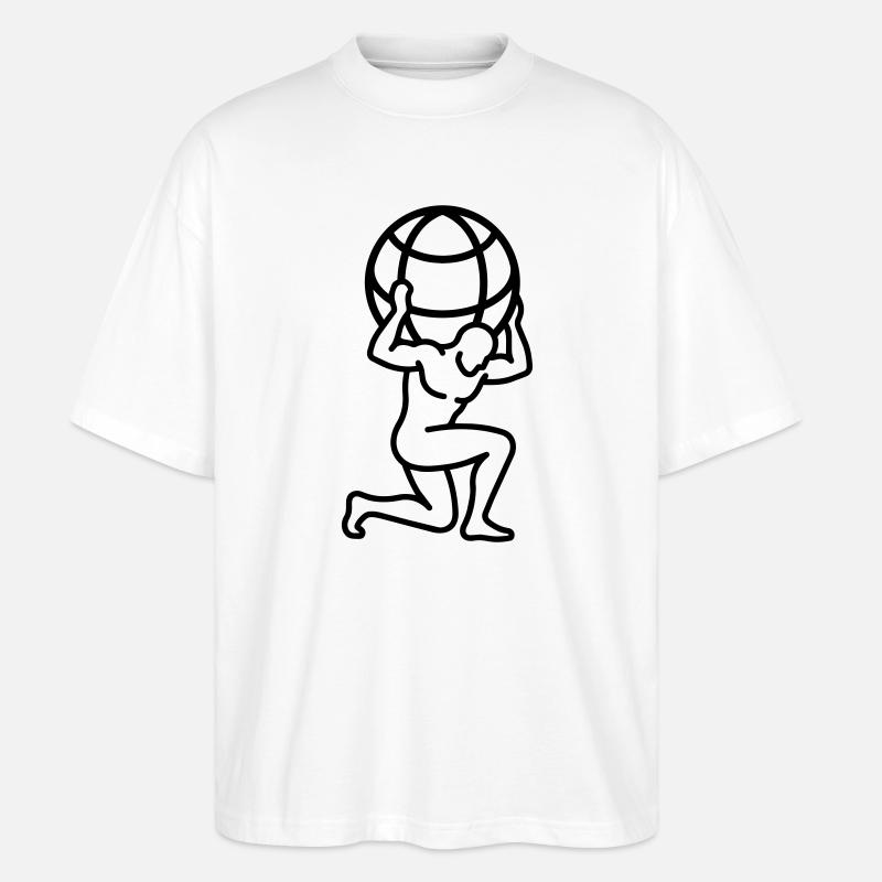 Kugel - Stanley/Stella Oversized Unisex Bio T-Shirt Blaster 2.0 - Weiß