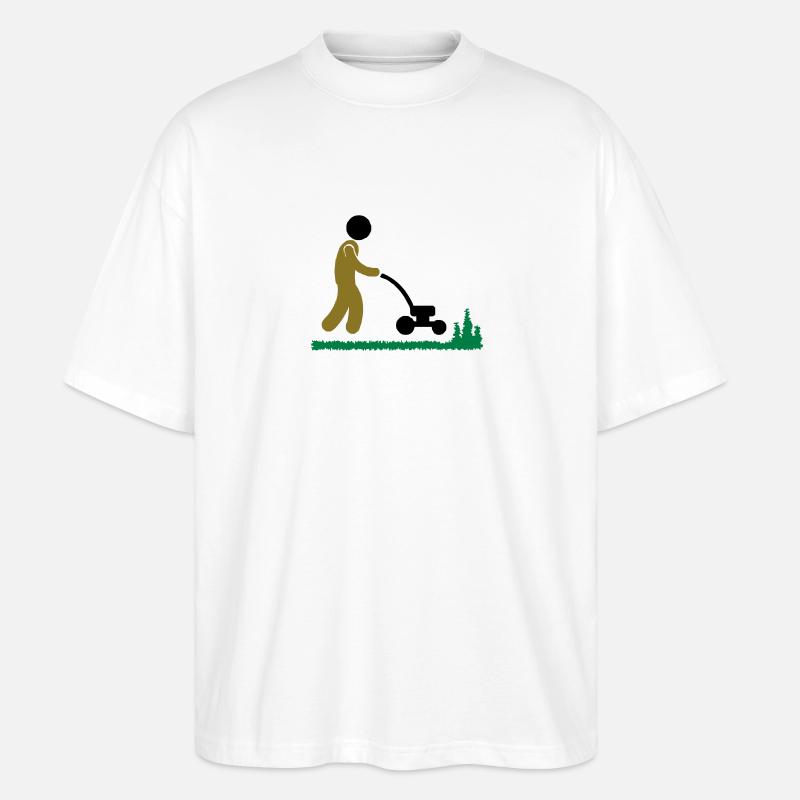 garten - Stanley/Stella Oversized Unisex Bio T-Shirt Blaster 2.0 - Weiß