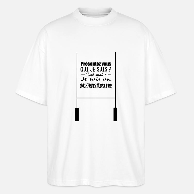 Présentez vous - T-shirt bio Blaster 2.0 coupe oversize Stanley/Stella Unisexe - blanc