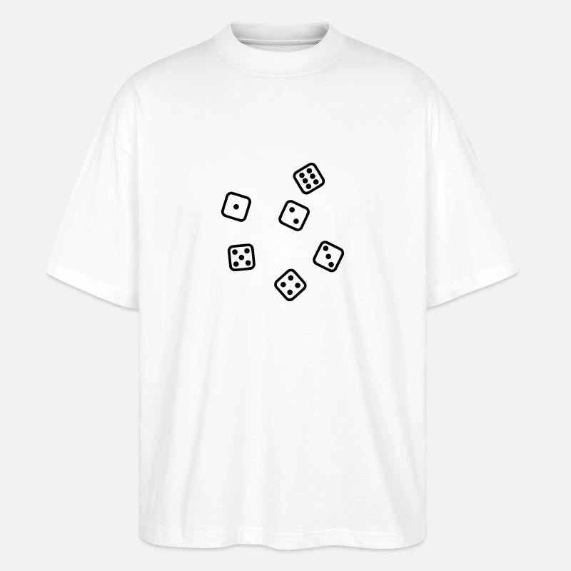 Dé - T-shirt bio Blaster 2.0 coupe oversize Stanley/Stella Unisexe - blanc