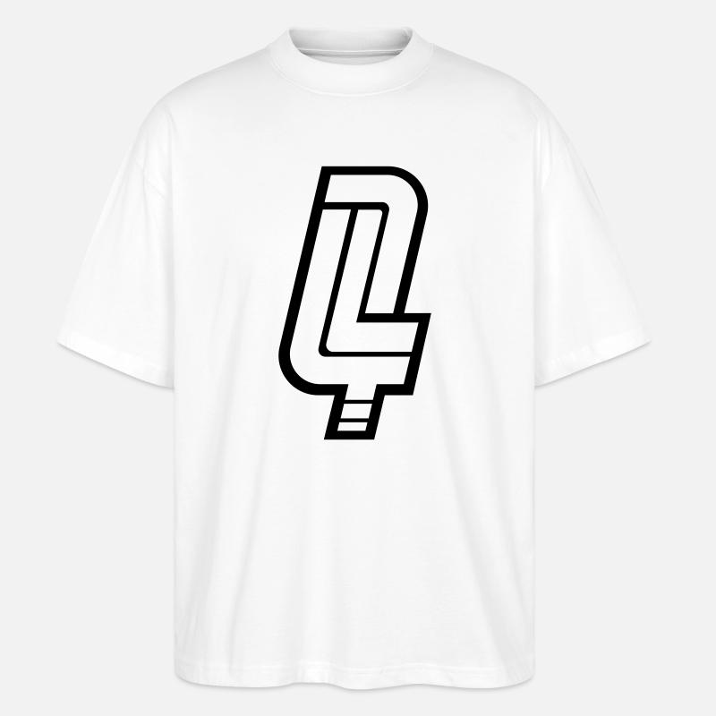 4LEBEN - Stanley/Stella Oversized Unisex Bio T-Shirt Blaster 2.0 - Weiß