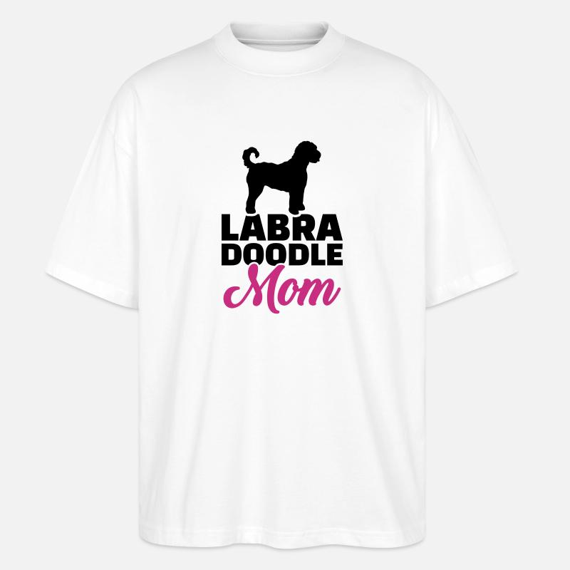 Labradoodle - Stanley/Stella Oversized Unisex Bio T-Shirt Blaster 2.0 - Weiß