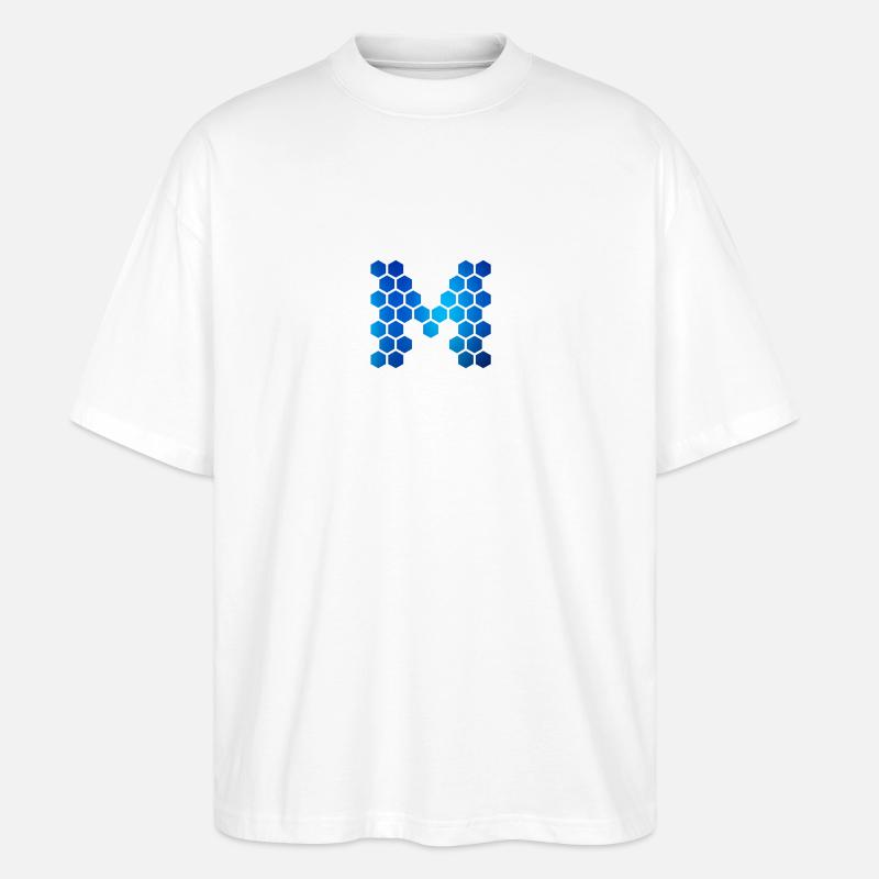 m hex Logo - Stanley/Stella Oversized Unisex Bio T-Shirt Blaster 2.0 - Weiß