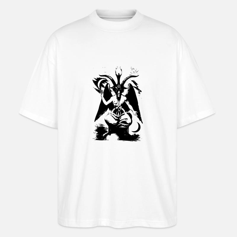 Baphomet - T-shirt bio Blaster 2.0 coupe oversize Stanley/Stella Unisexe - blanc