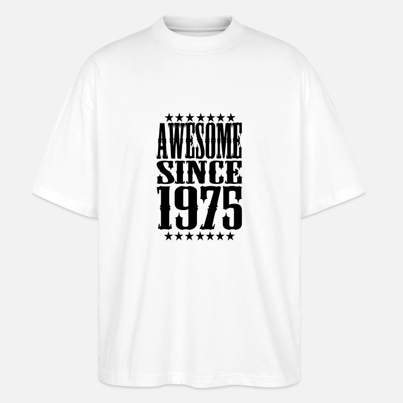 awsome_1975 - Stanley/Stella Oversized Unisex Bio T-Shirt Blaster 2.0 - Weiß