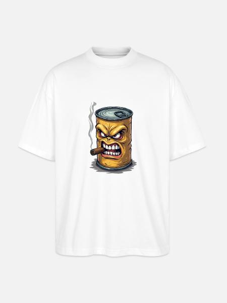Tin - Stanley/Stella Oversized Unisex Organic T-shirt Blaster 2.0 - white