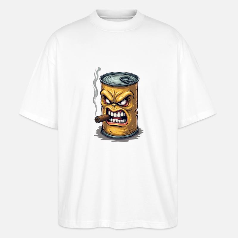 Tin - Stanley/Stella Oversized Unisex Organic T-shirt Blaster 2.0 - white