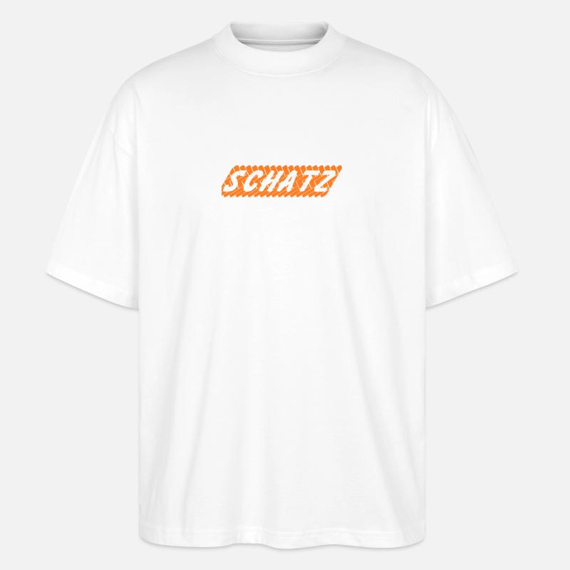  Schatz - Stanley/Stella Oversized Unisex Bio T-Shirt Blaster 2.0 - Weiß