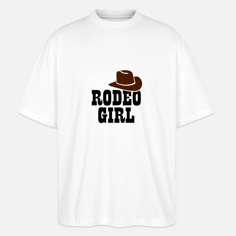 Rodeo - Stanley/Stella Oversized Unisex Bio T-Shirt Blaster 2.0 - Weiß