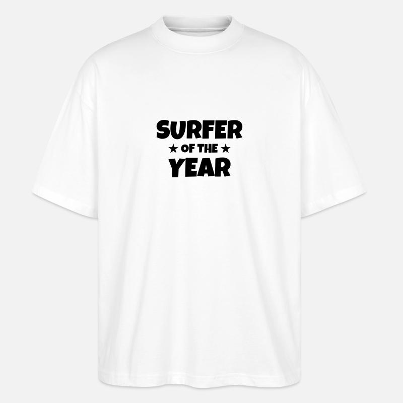 Surfen / Surfer / Surf / Surfing / Strand - Stanley/Stella Oversized Unisex Bio T-Shirt Blaster 2.0 - Weiß