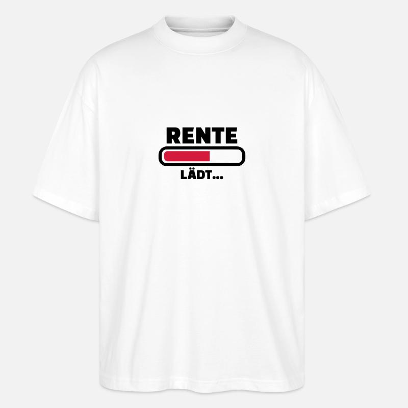 Rente - Stanley/Stella Oversized Unisex Bio T-Shirt Blaster 2.0 - Weiß