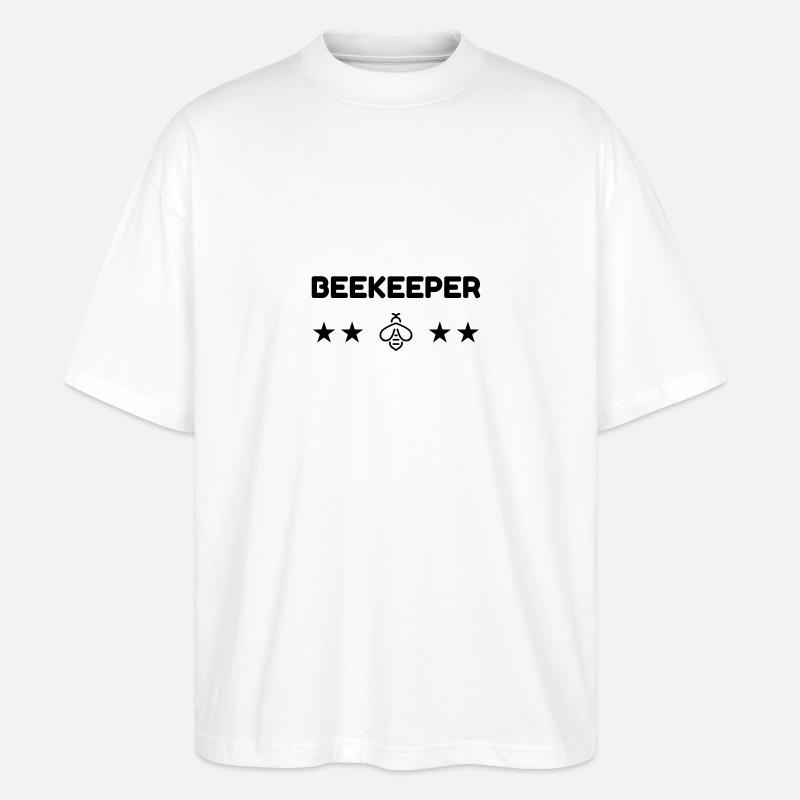 Bienenzucht / Imker / Biene / Honig - Stanley/Stella Oversized Unisex Bio T-Shirt Blaster 2.0 - Weiß