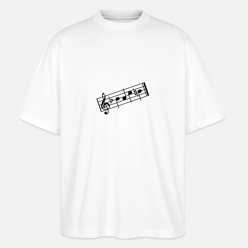 bach - Stanley/Stella Oversized Unisex Bio T-Shirt Blaster 2.0 - Weiß