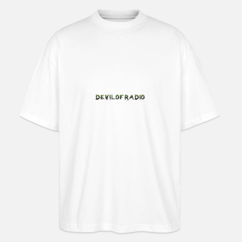 Devil01 - Stanley/Stella Oversized Unisex Bio T-Shirt Blaster 2.0 - Weiß