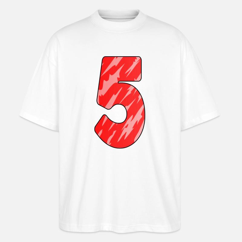 5 - Stanley/Stella Oversized Unisex Bio T-Shirt Blaster 2.0 - Weiß