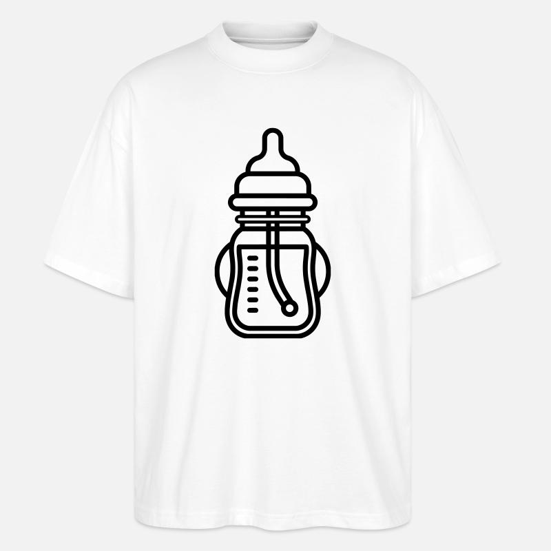 Biberon - T-shirt bio Blaster 2.0 coupe oversize Stanley/Stella Unisexe - blanc