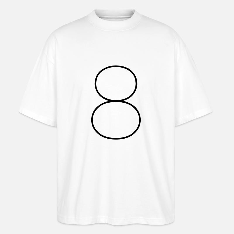 8 Fine - Stanley/Stella Oversized Unisex Bio T-Shirt Blaster 2.0 - Weiß
