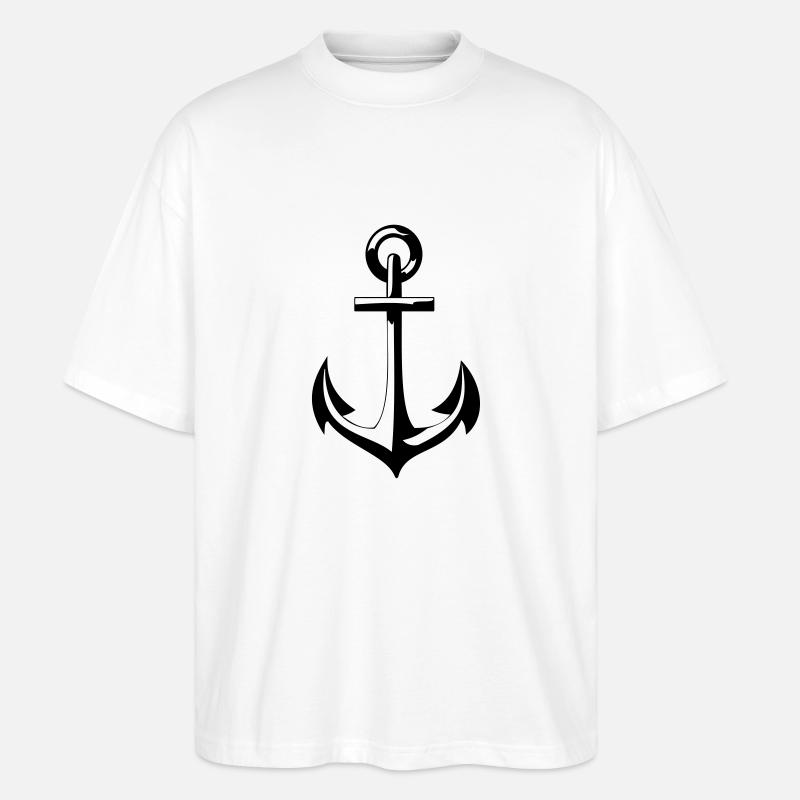 Anker - Stanley/Stella Oversized Unisex Bio T-Shirt Blaster 2.0 - Weiß