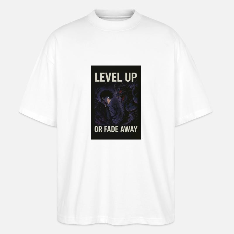 Solo Leveling - Stanley/Stella Oversized Unisex Bio T-Shirt Blaster 2.0 - Weiß