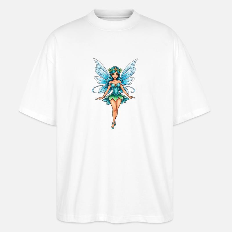Fee Fantasy Illustration - Stanley/Stella Oversized Unisex Bio T-Shirt Blaster 2.0 - Weiß