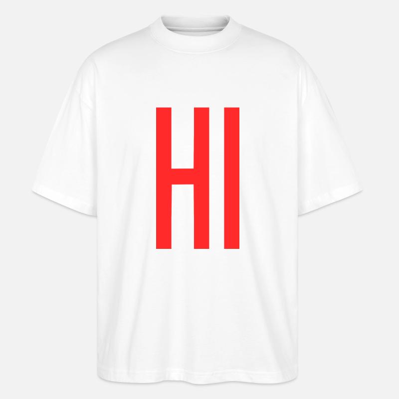 Hi - Stanley/Stella Oversized Unisex Bio T-Shirt Blaster 2.0 - Weiß