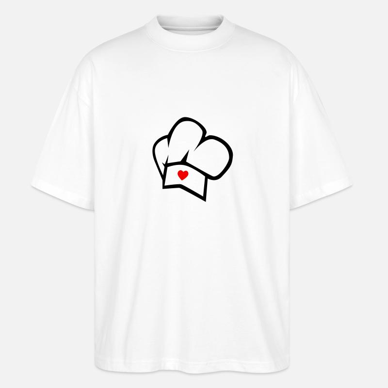 cook - Stanley/Stella Oversized Unisex Bio T-Shirt Blaster 2.0 - Weiß