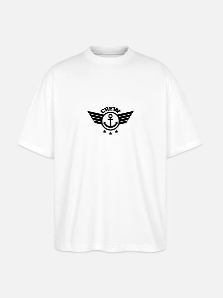 Anchor Crew - T-shirt bio Blaster 2.0 coupe oversize Stanley/Stella Unisexe - blanc