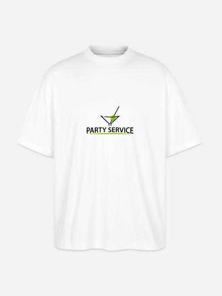 party service (d, 2c) - Stanley/Stella Oversized Unisex Organic T-shirt Blaster 2.0 - white