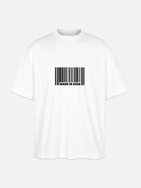 2016 - Stanley/Stella Oversized Unisex Bio T-Shirt Blaster 2.0 - Weiß