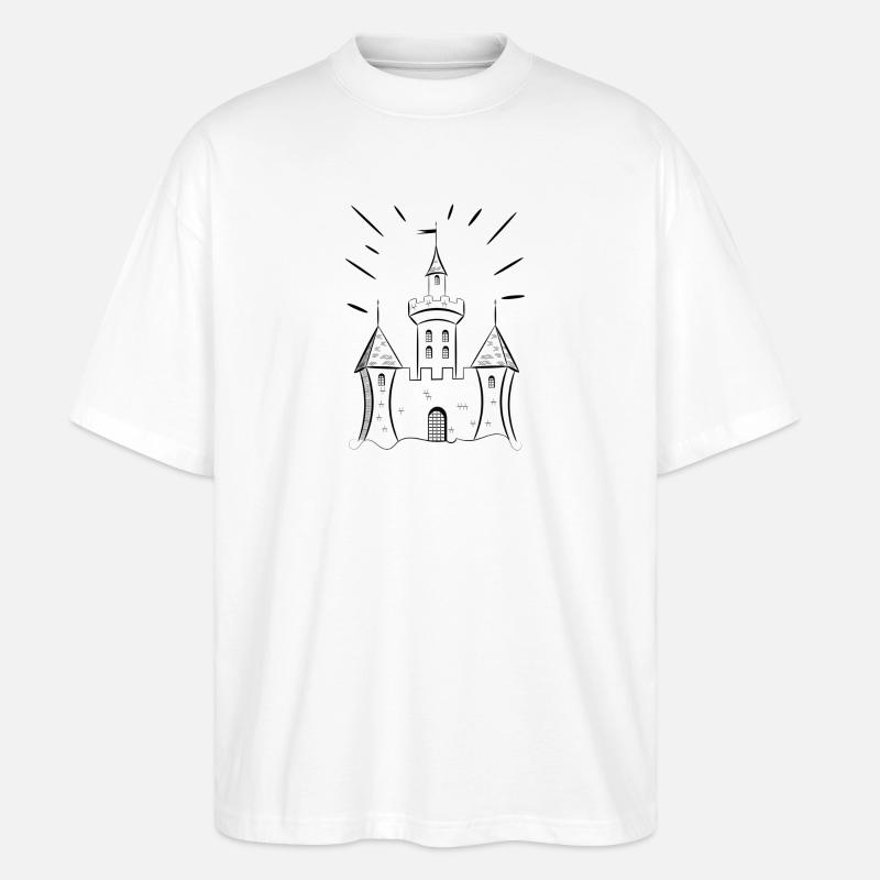Schloss - Stanley/Stella Oversized Unisex Bio T-Shirt Blaster 2.0 - Weiß