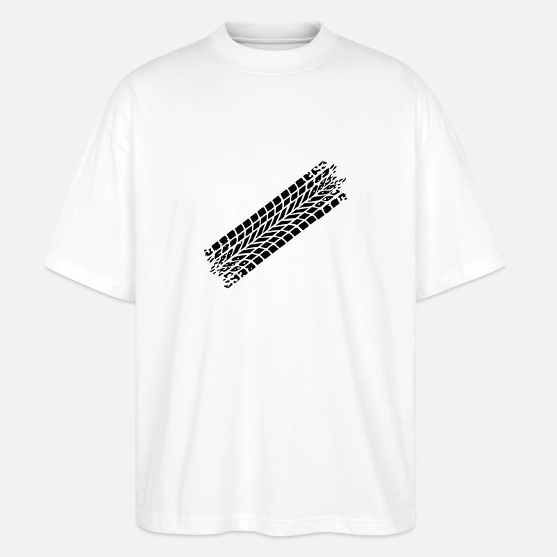 Pneu - T-shirt bio Blaster 2.0 coupe oversize Stanley/Stella Unisexe - blanc