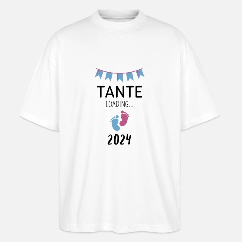 Tante Loading... 2024 - Stanley/Stella Oversized Unisex Bio T-Shirt Blaster 2.0 - Weiß
