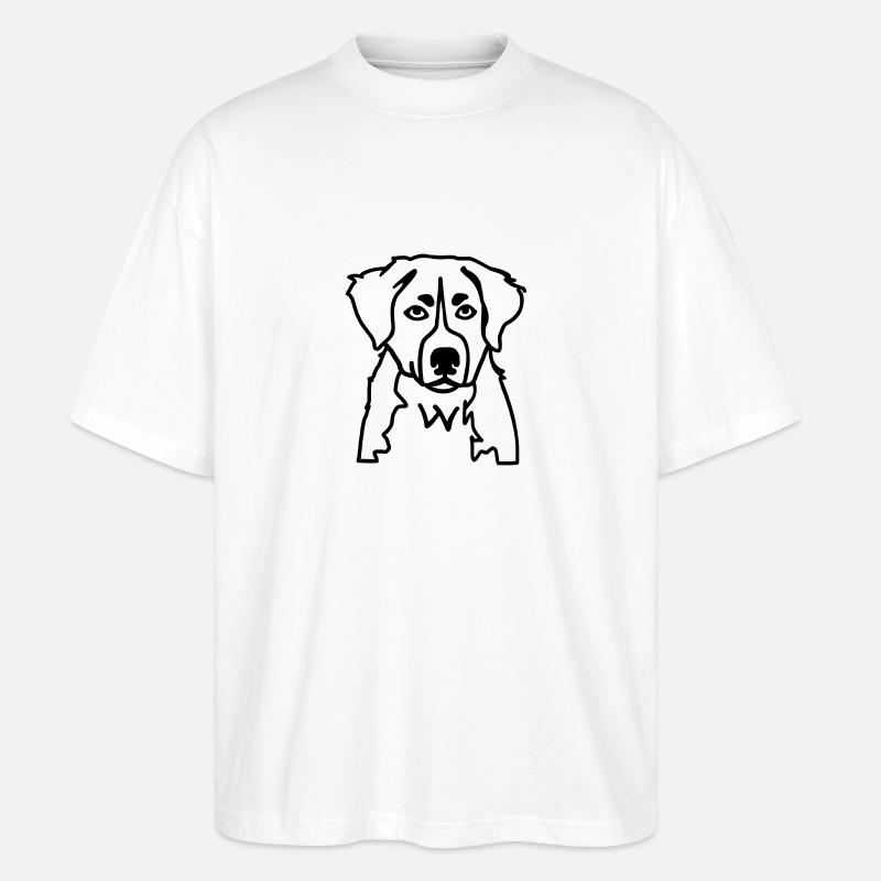 Bernese mountain - T-shirt bio Blaster 2.0 coupe oversize Stanley/Stella Unisexe - blanc