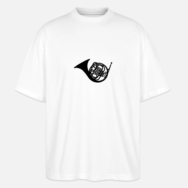 Waldhorn - Stanley/Stella Oversized Unisex Bio T-Shirt Blaster 2.0 - Weiß