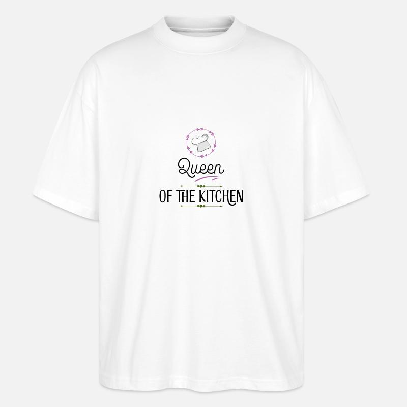 Kochen - Stanley/Stella Oversized Unisex Bio T-Shirt Blaster 2.0 - Weiß