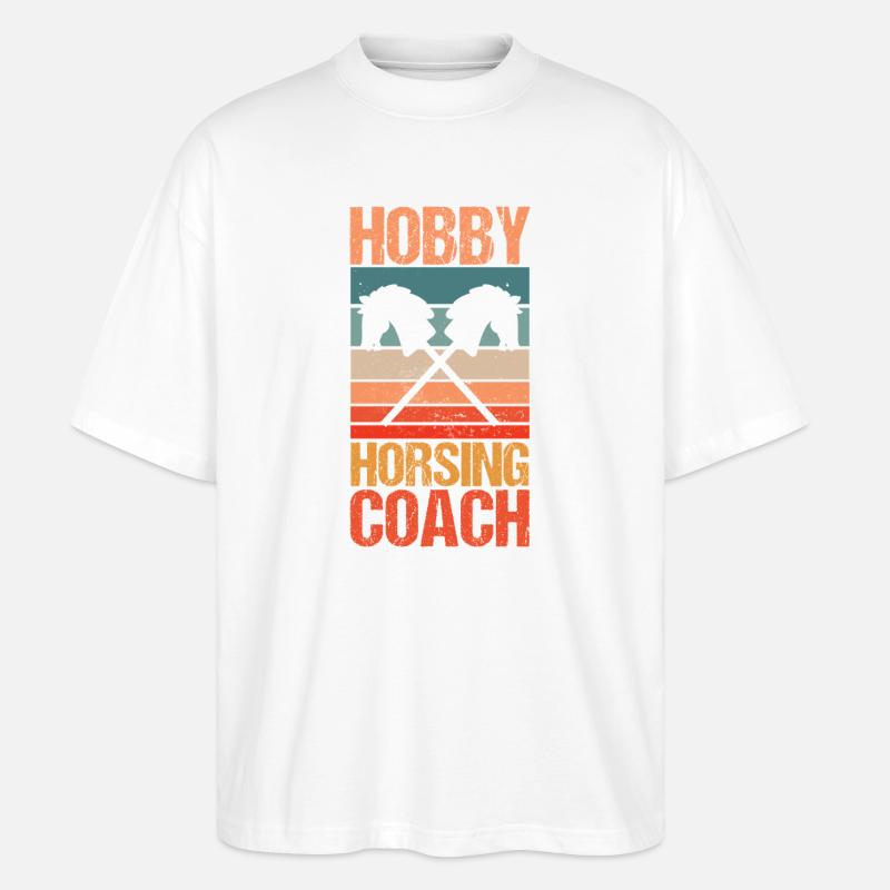 Steckenpferd Cheval de Hobby Cavalier - T-shirt bio Blaster 2.0 coupe oversize Stanley/Stella Unisexe - blanc