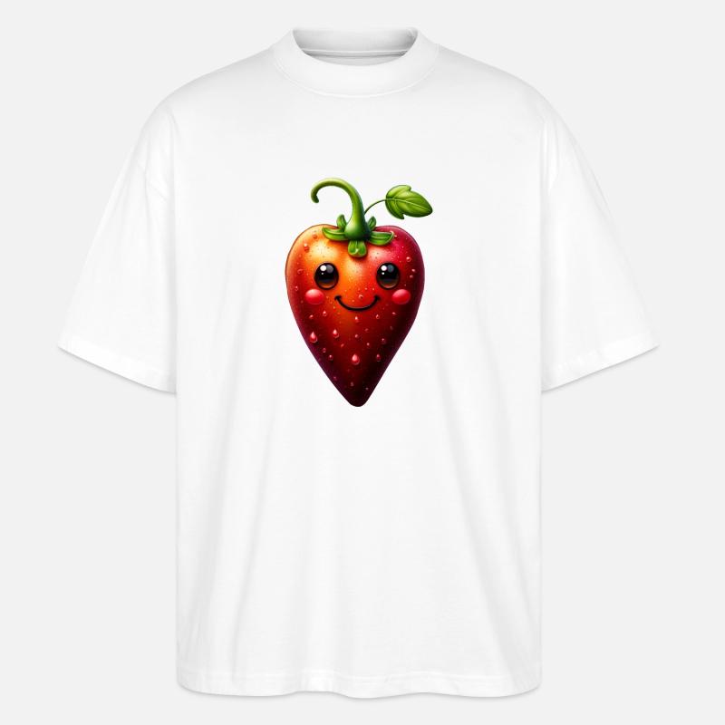 Chili - Stanley/Stella Oversized Unisex Bio T-Shirt Blaster 2.0 - Weiß