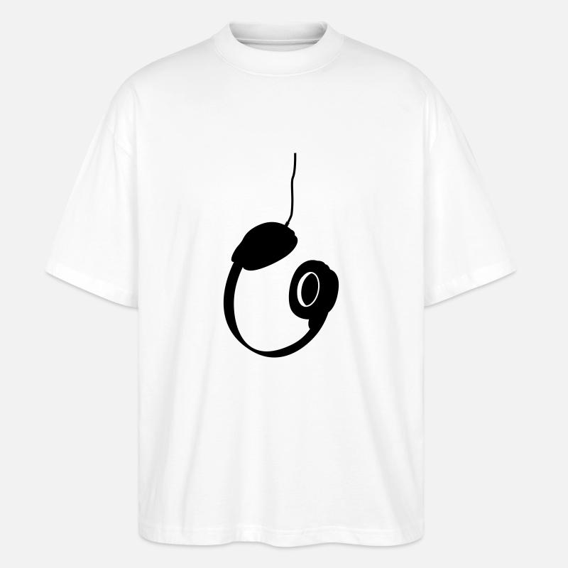 Kopfhörer - Stanley/Stella Oversized Unisex Bio T-Shirt Blaster 2.0 - Weiß