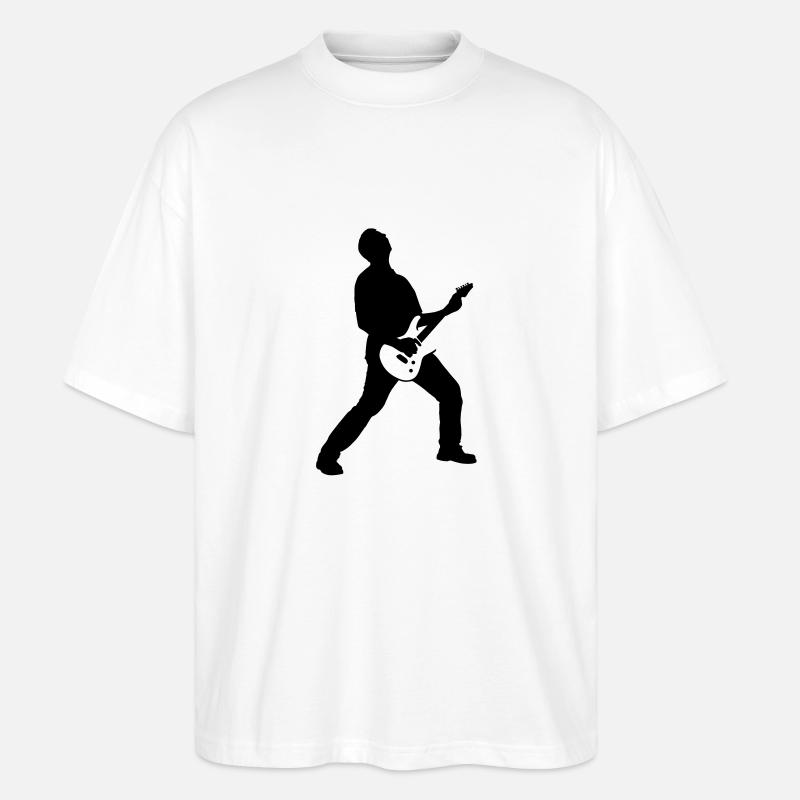 guitarrocker_032012_c_1c - Stanley/Stella Oversized Unisex Bio T-Shirt Blaster 2.0 - Weiß