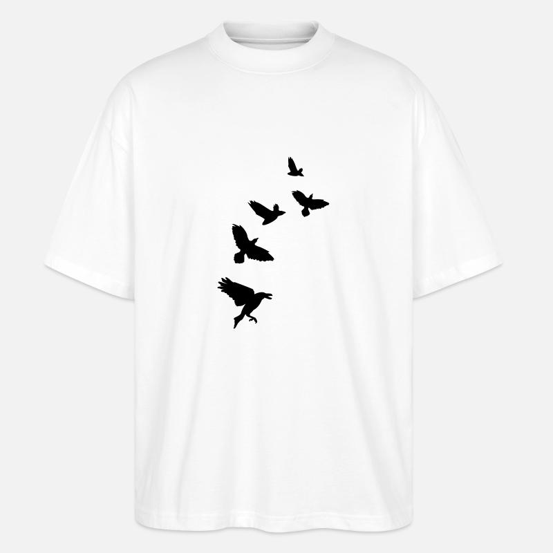 Rabe - Stanley/Stella Oversized Unisex Bio T-Shirt Blaster 2.0 - Weiß