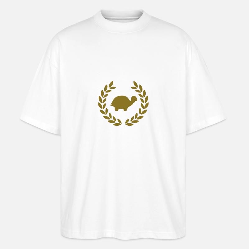 turtle deluxe - Stanley/Stella Oversized Unisex Bio T-Shirt Blaster 2.0 - Weiß
