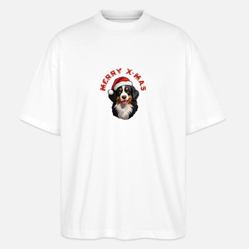 Noël Bouvier Bernois - T-shirt bio Blaster 2.0 coupe oversize Stanley/Stella Unisexe - blanc