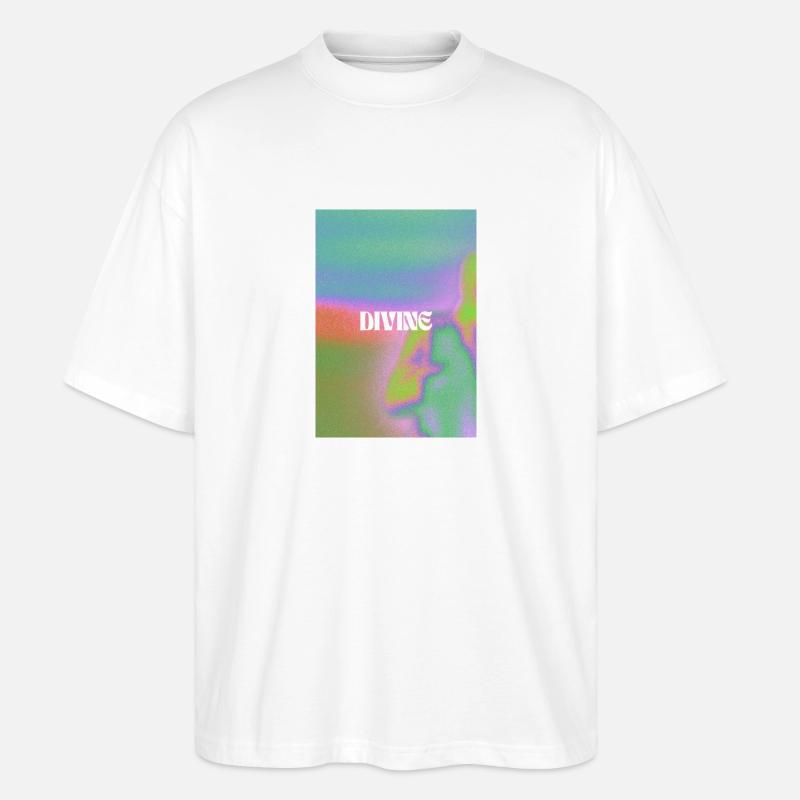 divine - Stanley/Stella Oversized Unisex Bio T-Shirt Blaster 2.0 - Weiß
