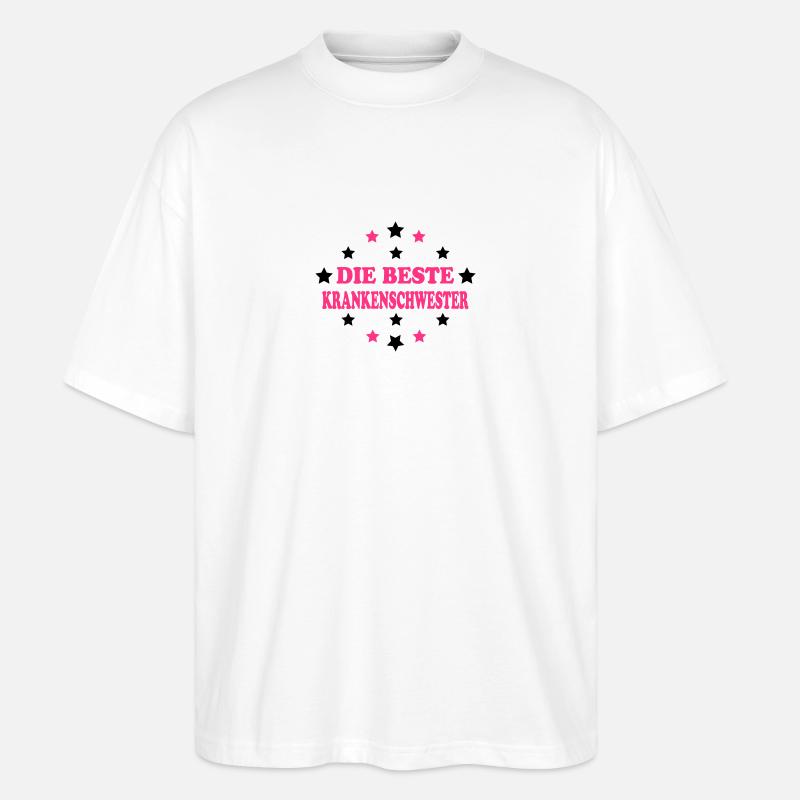 Doktor / Arzt / KRANKENSCHWESTER / physio / - T-shirt bio Blaster 2.0 coupe oversize Stanley/Stella Unisexe - blanc