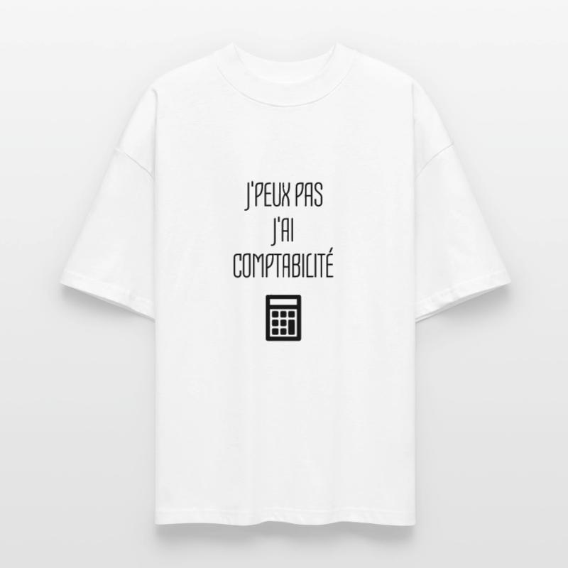 comptable / comptabilité / compter / chiffre T-shirt bio Blaster 2.0 coupe oversize Stanley/Stella Unisexe