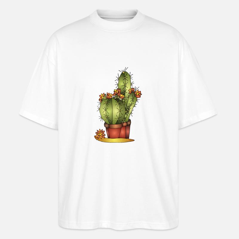 Fleur - T-shirt bio Blaster 2.0 coupe oversize Stanley/Stella Unisexe - blanc