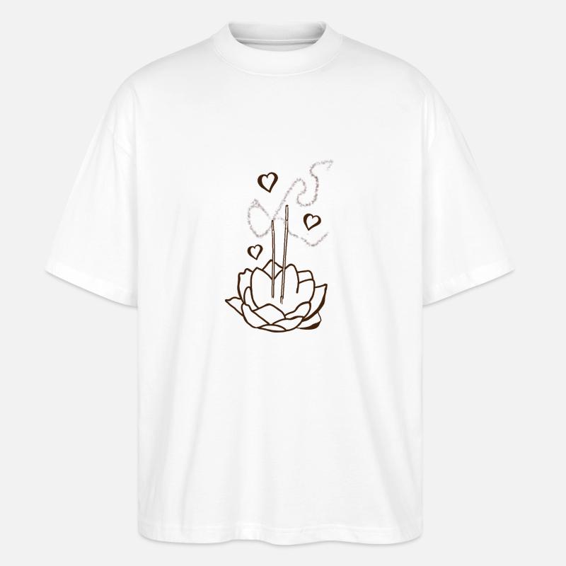 Räucherwerk - Stanley/Stella Oversized Unisex Bio T-Shirt Blaster 2.0 - Weiß