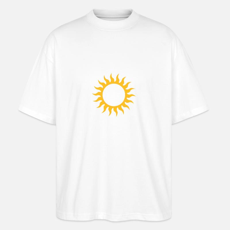 soleil - T-shirt bio Blaster 2.0 coupe oversize Stanley/Stella Unisexe - blanc