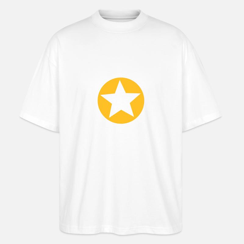 Stern - Stanley/Stella Oversized Unisex Bio T-Shirt Blaster 2.0 - Weiß